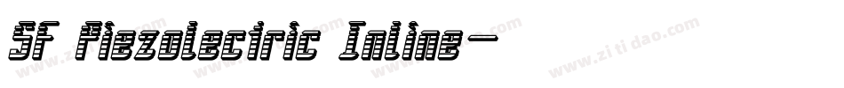 SF Piezolectric Inline字体转换